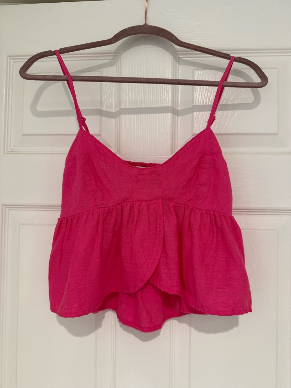 American Eagle Linen Pink Cami Top